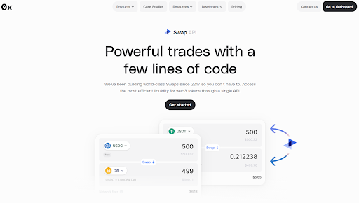 0x Exchange API